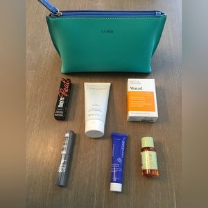 NEW Skincare travel sizes + La Mer makeup bag